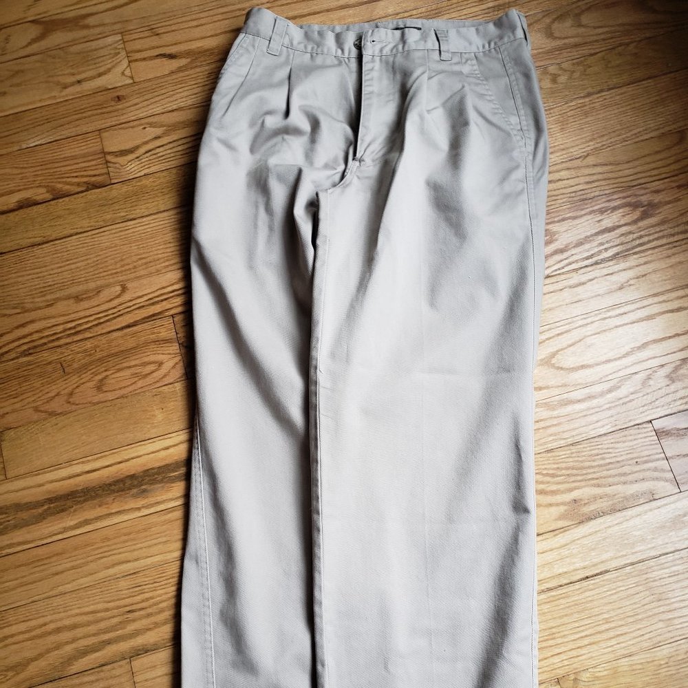 Denver Hayes Classic Khaki Dress Pants